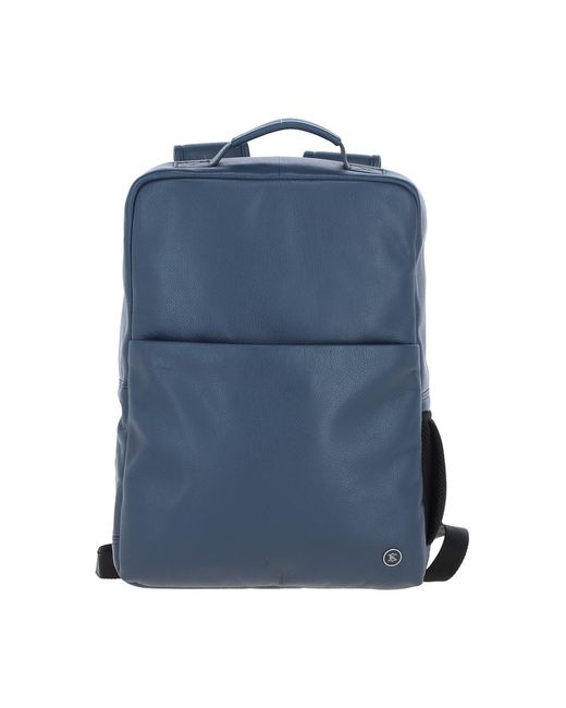 Brampton London Blue 'Explorer' Real Leather Backpack for men