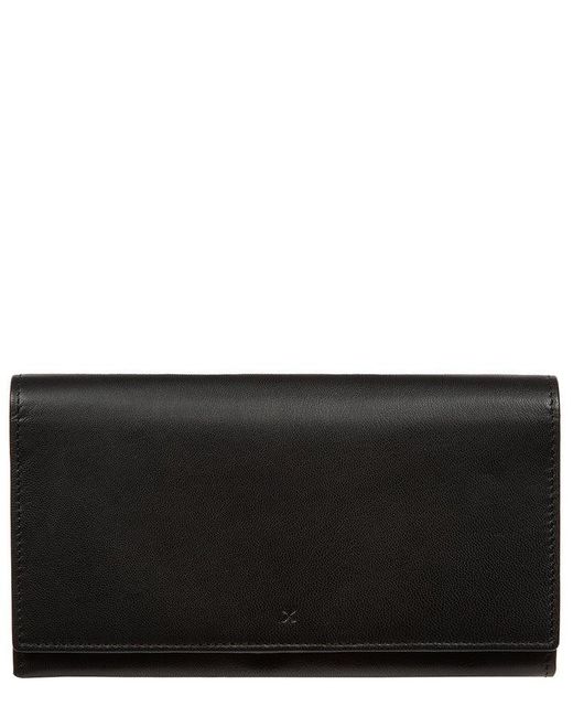 NiNa Amora Black 'Mirella' Leather Purse