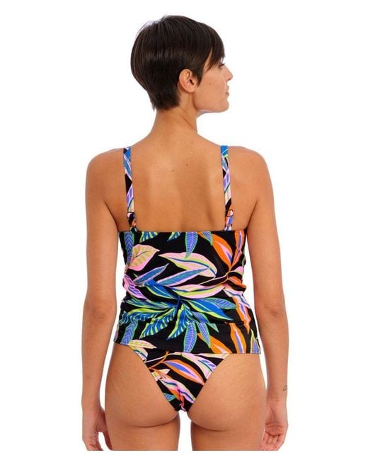 Freya Blue Desert Disco Plunge Tankini Top