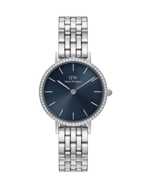 Daniel Wellington Blue Dw00100664 Ladies Petite Lumine 28Mm Watch