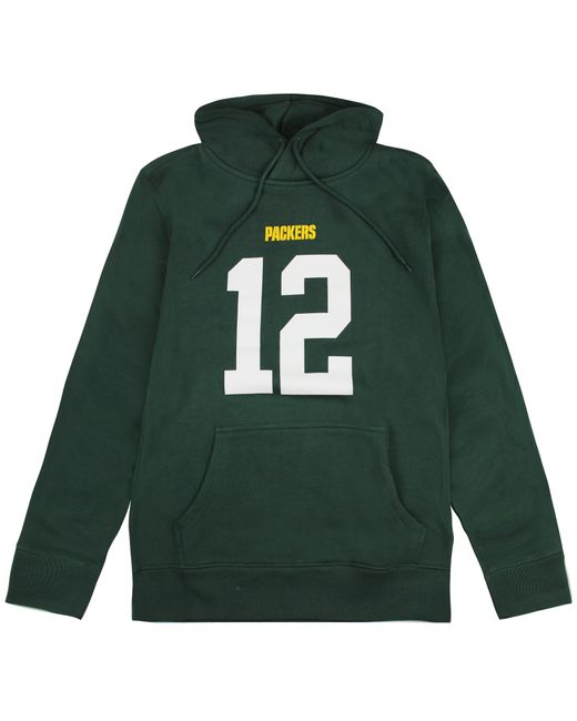 Fanatics Green Bay Packers Aaron Rodgers Hoodie Cotton for men