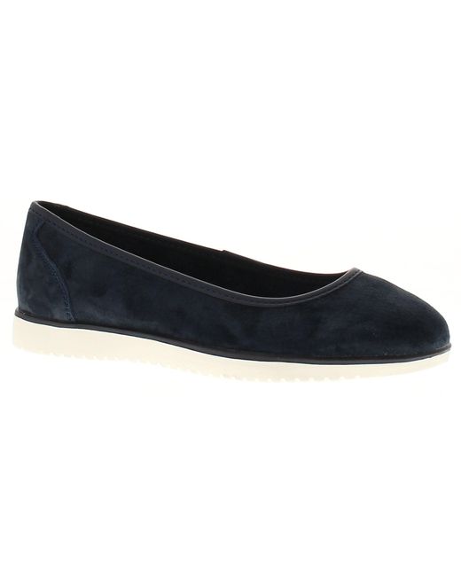 Strollers Black Flat Shoes Rumble Soft Suede Leather Slip On
