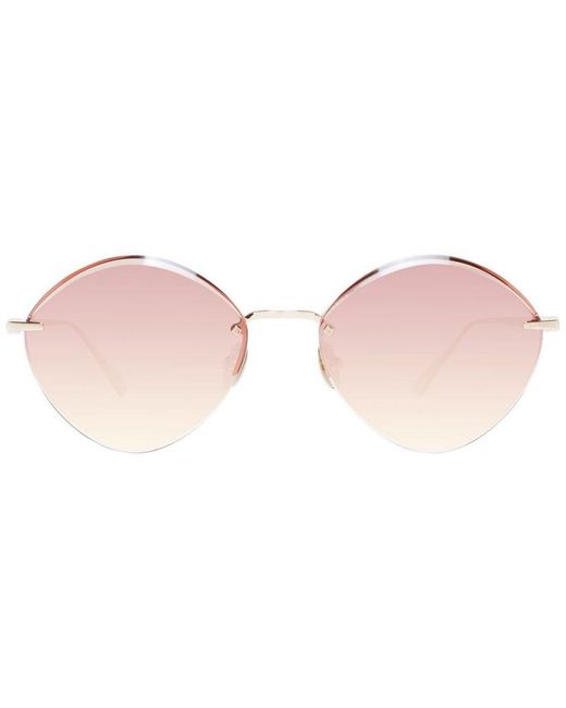 Scotch & Soda Pink Oval Sunglasses