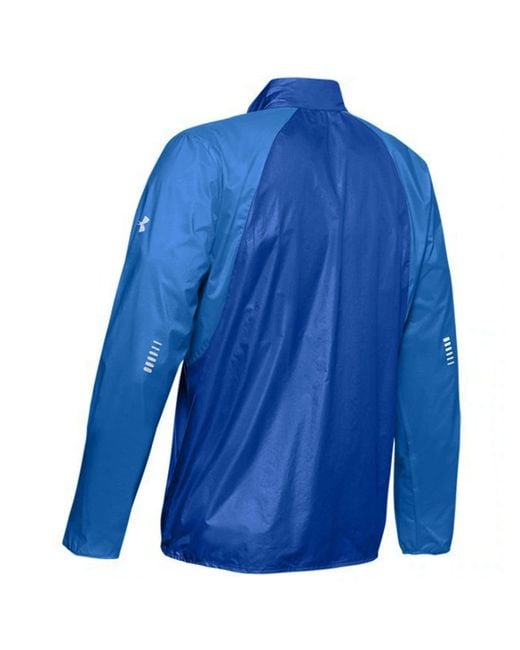 Under Armour Blue Run Impasse Jacket Textile for men