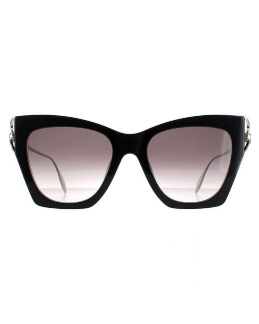McQueen Black Cat Eye Gradient Am0375S