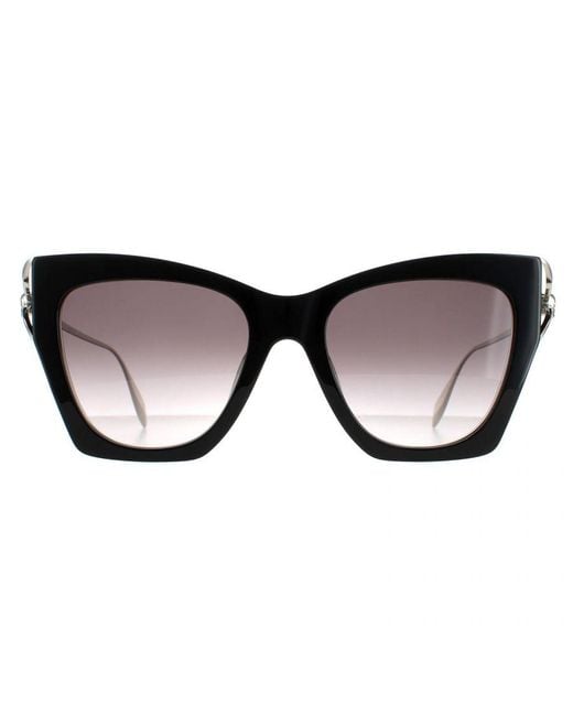 Alexander McQueen Brown Cat Eye Gradient Am0375S