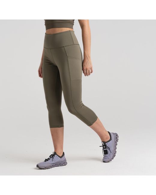 Craghoppers Green Kiwi Crop Legging Wild (Regular)