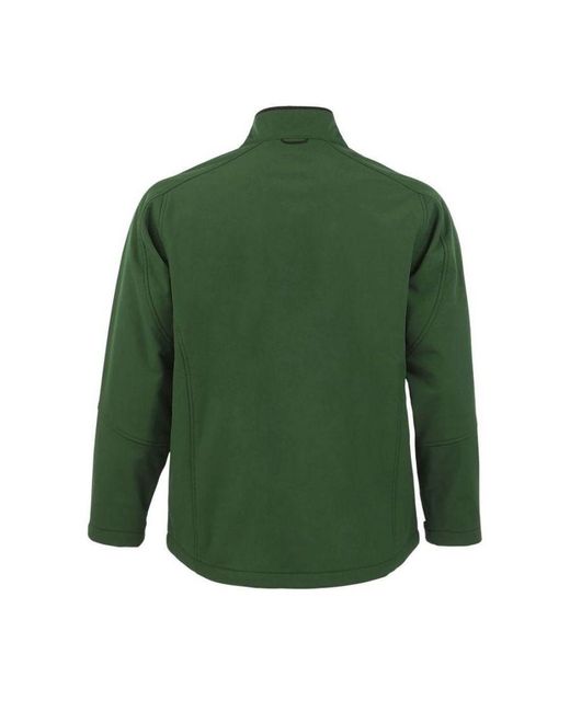 Sol's Green Relax Soft Shell Jacket (Breathable, Windproof And Water Resistant) (Bottle) for men