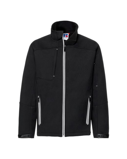Russell Black Bionic Softshell Jacket for men