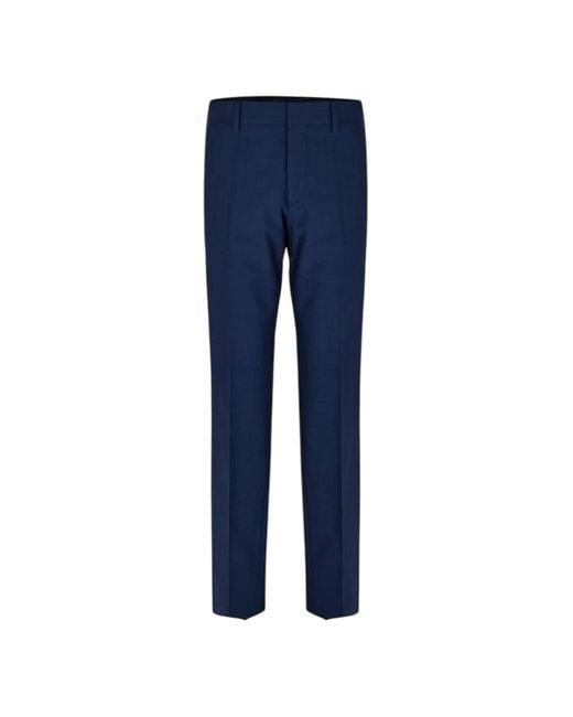 Boss Blue Straight Chinos for men