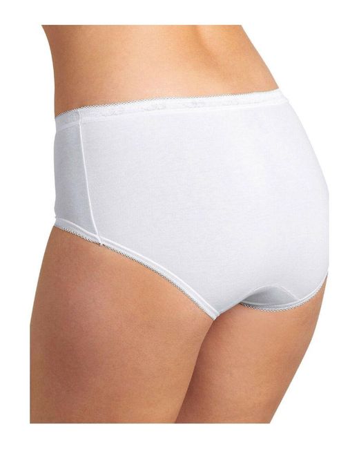 Sloggi White Basic+ Mid Briefs 4 Pack