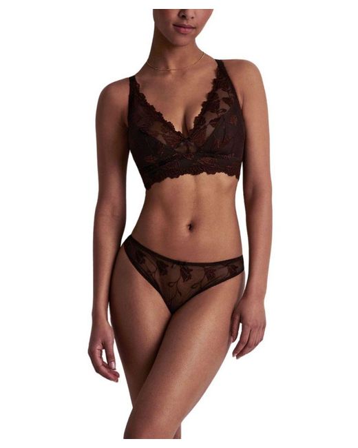 Aubade Brown Softessence Tanga