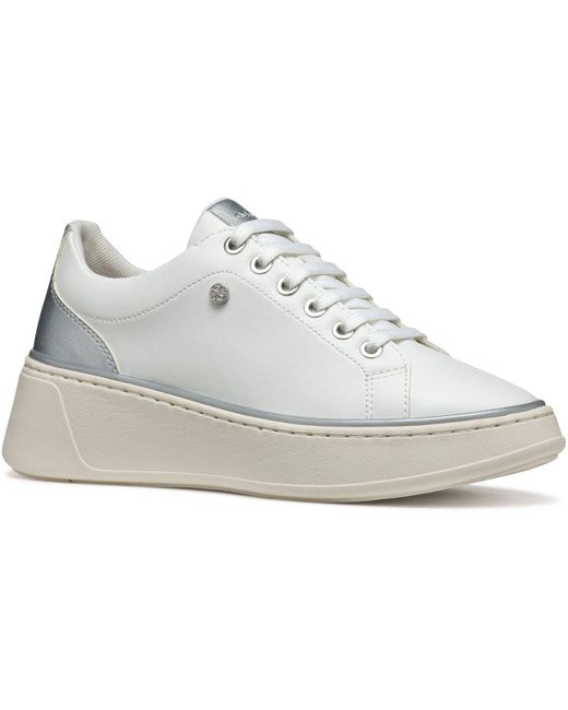Geox White D Sunnetty Trainers