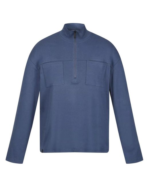 Regatta Blue Ferdo Fleece Top (Dark Denim) for men