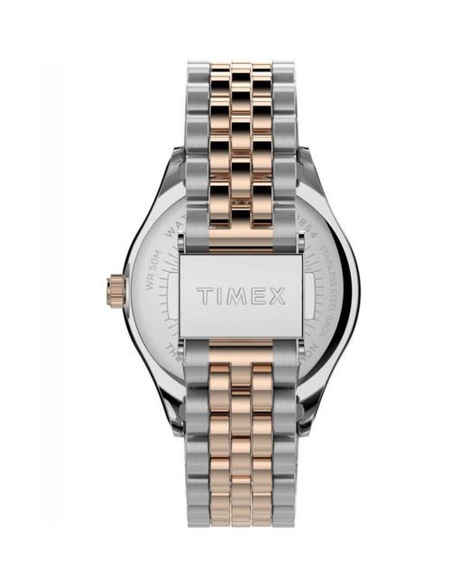 Timex Gray Waterbury Watch Tw2T87000 Stainless Steel