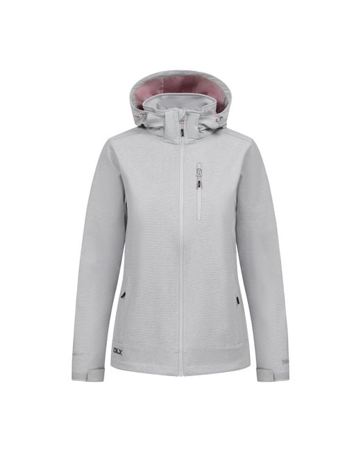DLX Gray Ladies Lorimer Softshell Jacket (Pale Marl)