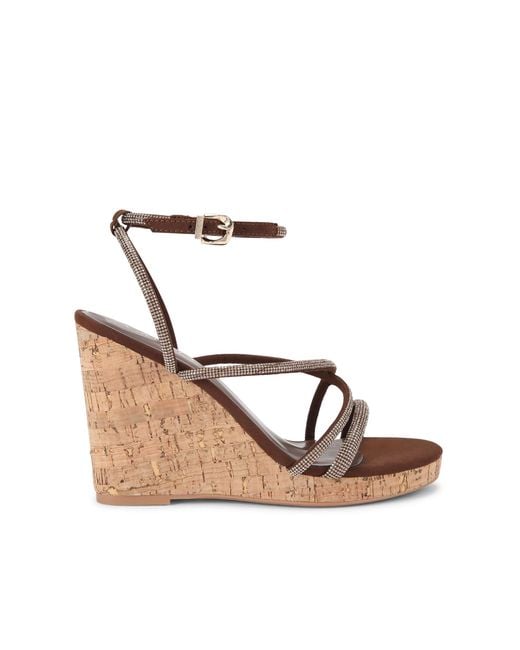 Carvela Kurt Geiger Brown Ravello Wedge Heels