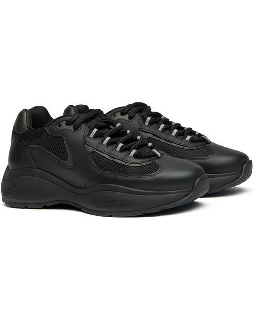 Cleens Black Podium Trainers for men