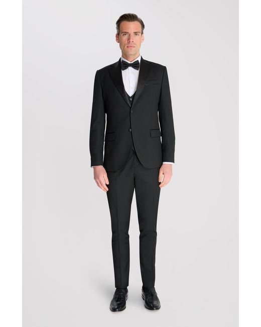 Carter & Jones Black Edina 3 Piece Tuxedo Suit Set By for men