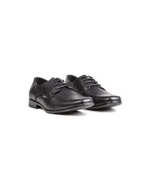 Ben Sherman Black Durham Lace Shoes for men