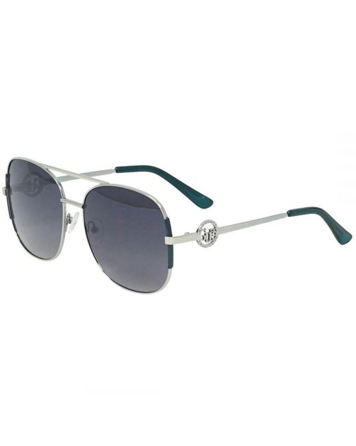 Guess Blue Gf6127 10C Sunglasses Metal