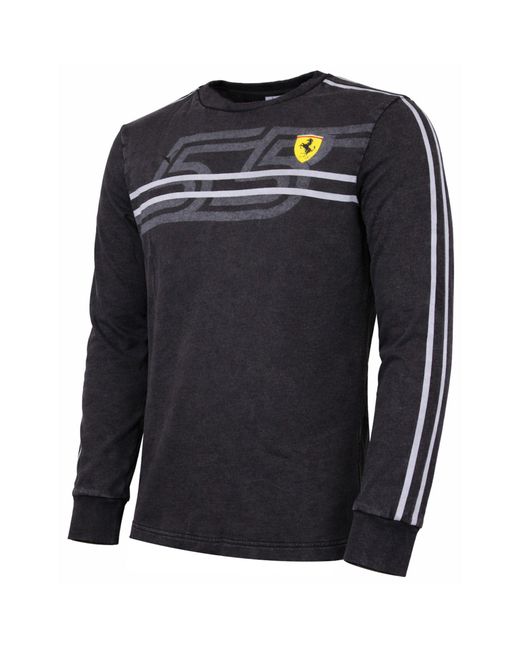 PUMA Black X Scuderia Ferrari Race Desert Sweater Cotton for men