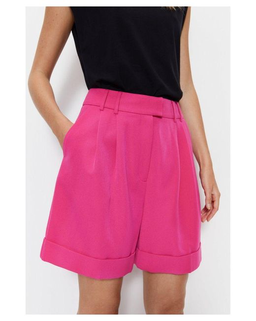 Warehouse Pink Tailored City Short