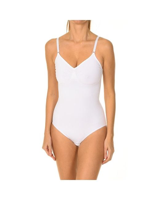 Intimidea Body Ss Vormgevend Haaksluiting 510117 Vrouw in het White