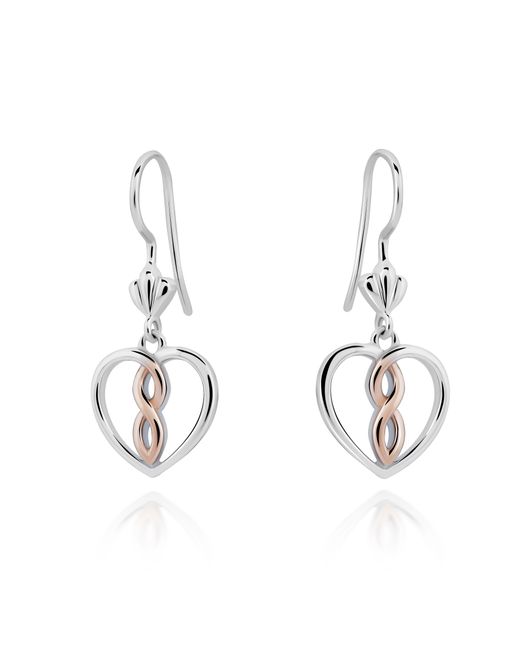 Orphelia Metallic 'Delilah' 925 Sterling Drop Earrings