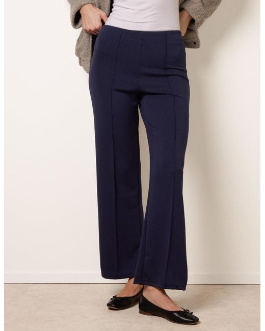 Blue Vanilla Blue Pintuck Jersey Trousers