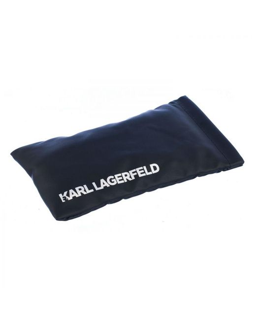 Karl Lagerfeld Acetaat Zonnebril Met Ovale Vorm Kl6073s in het Blue