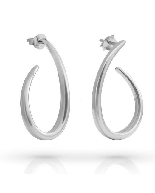 Orphelia Metallic 'Cherry' 925 Sterling Drop Earrings