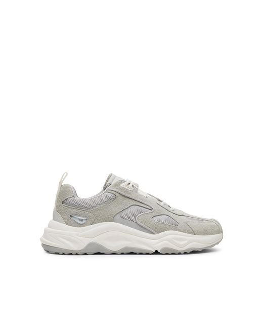 Steve Madden Gray Leather Serpent H 086 Sneakers for men