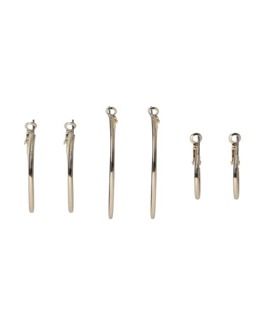 Miso White Accessories 3 Pack Mix Hoops
