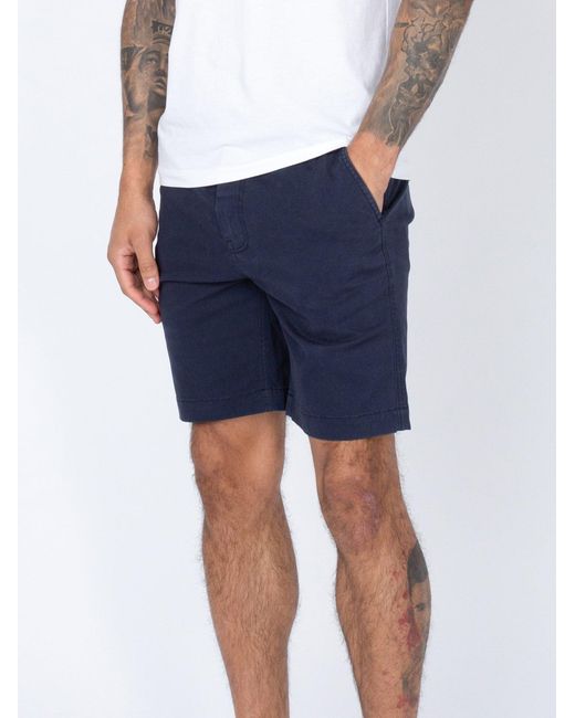Luke 1977 Blue New Corbit Chino Shorts for men