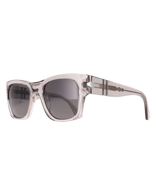 Persol Gray Square Transparent Dark Po3384S
