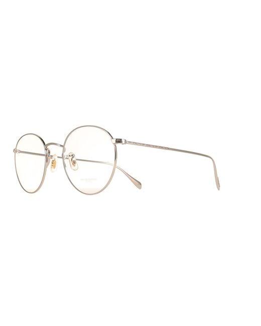 Oliver Peoples Metallic Round Ov1186 Coleridge Metal