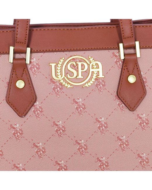 U.S. POLO ASSN. Pink Tote Style Bag Biuhd6047Wvg