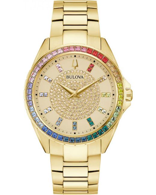 Bulova Metallic 97A179 Crystal Phantom Watch for men
