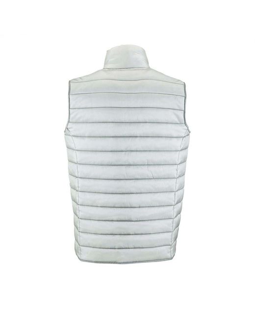 Sol's Blue Wave Padded Water Repellent Bodywarmer/Gilet (Metal) for men