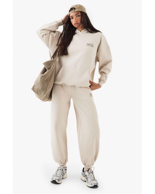 DSGN Studio Natural Run Club Printed Cuffed Jogger