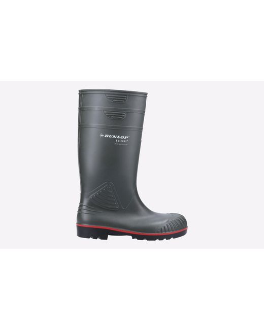 Dunlop White Acifort Heavy Duty Full Safety Wellington for men