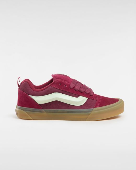 Vans Red Knu Skool Sneakers
