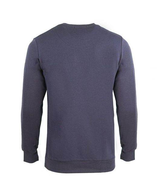 Aquascutum Blue "A" Logo Sweatshirt for men