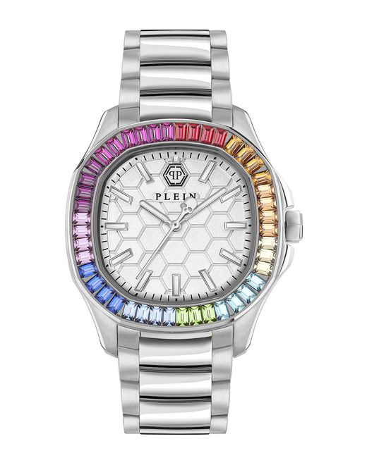Philipp Plein Gray The $Pectre Watch Pwtaa1124 Stainless Steel