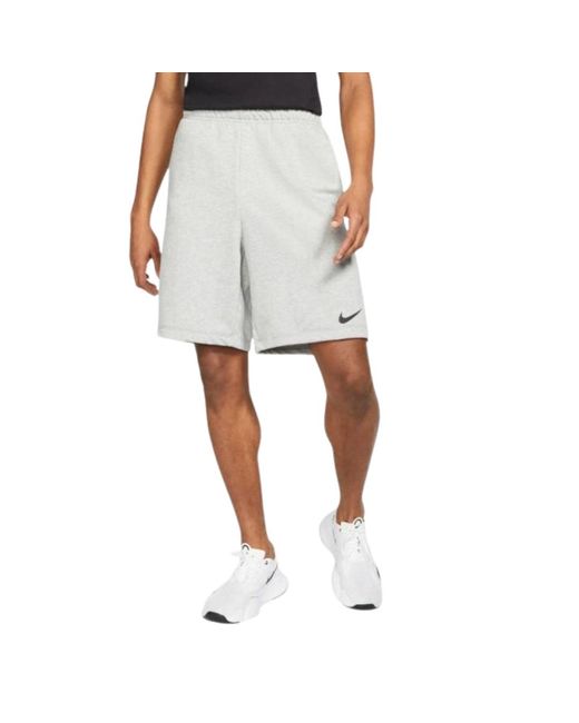 Nike Gray Dri-Fit Training Shorts for men