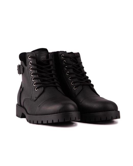 Original Penguin Black Bonham Boots for men