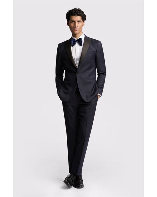 Ted Baker Blue Single Breasted Long Sleeve One Button Slim Fit Suit Jacket for men
