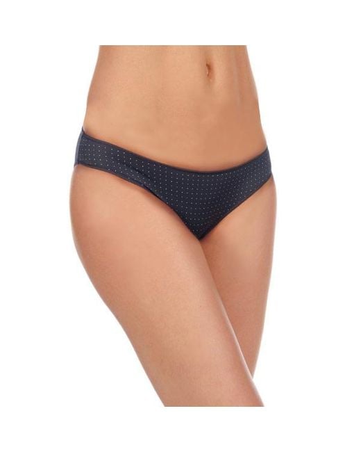 Selene Blue Greta Microfiber Bikini Bottom