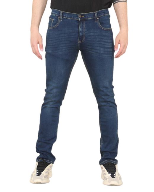 MYT Blue Skinny Fit Jeans Stretch Denim for men